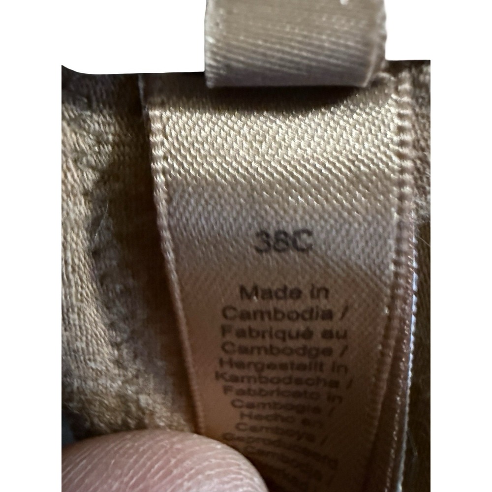 Skims Everyday Cotton Ultimate Bra - NWOT - Heather Cocoa - 38C - Picture 4 of 4